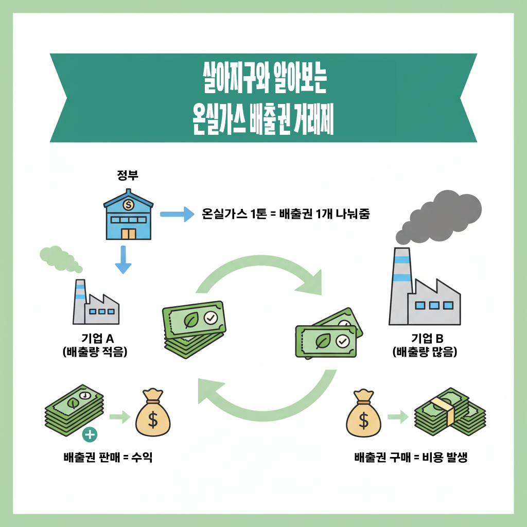 살아지구와 함께 온실가스 배출권거래제 알아보기 [기훗기훗 9월 4주차]